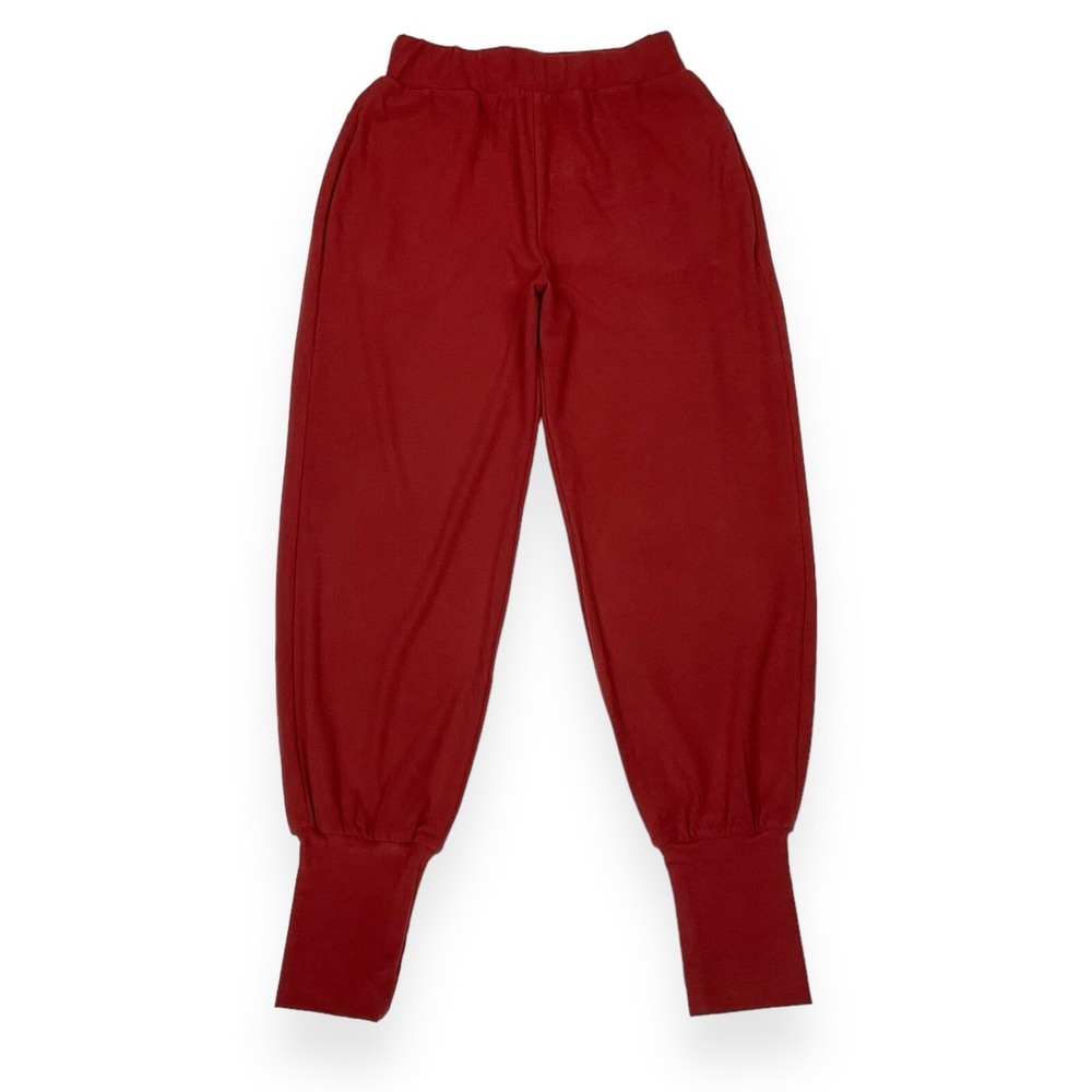 Walter Baker Joggers Womens Small Devon Garnet Orange Elastic Waist Pull On NWT